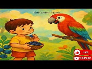 Parrot squawks “Squawk!”