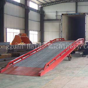 [Hot Item] Yard Ramp Manufacturers, Truck Loading Ramp, Mobile Load Ramp