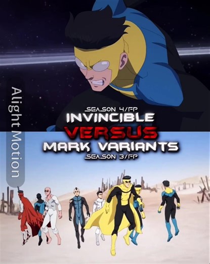 Invincible (S4) vs Invincible variants (S3) #edit #invincible