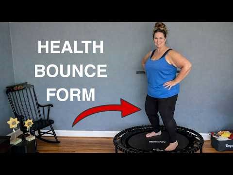 Health Bounce Rebounding | Proper Form for Lymphatic Drainage (Beginner Friendly)