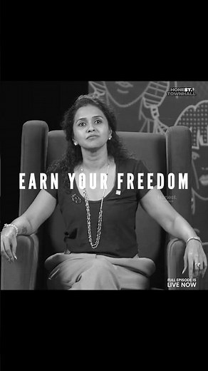 “Without Financial Independence, Life Is Slavery” | Smita Pop | Honest Townhall #shorts #telugu