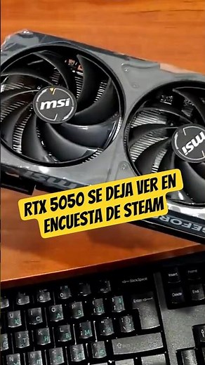 The RTX 5050 has finally made its debut in Steam polls. #RTX5050 #Nvidia #GamingPC #Hardware #Steam