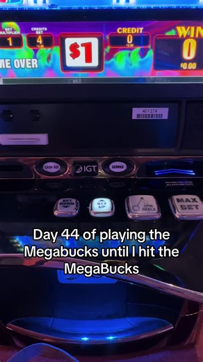 Playing Megabucks: Day 44 Slot Machine Journey