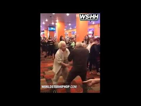 Turn Up: Elderly Couple Dirty Dancing At A Casino! Now