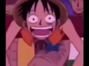 luffy from one piece jumping clapping his feet happily saying “hurry up and let me ride it!”