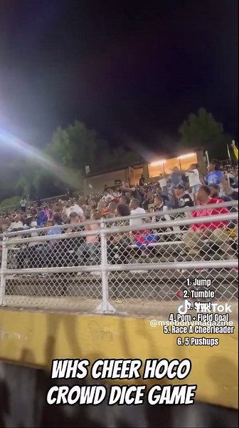 🎲✨ Looking for a way to get the crowd involved at your games? Try the Roll the Dice Game! It’s an incredible way to hype your fans, keep the energy alive, and boost the confidence of your cheerleaders. 🏆🙌 This simple game turns every roll into excitement—because when the crowd participates, the spirit soars! 💥 #hocoideas #cheertok #fyp #highschoolfootball #zyxcba