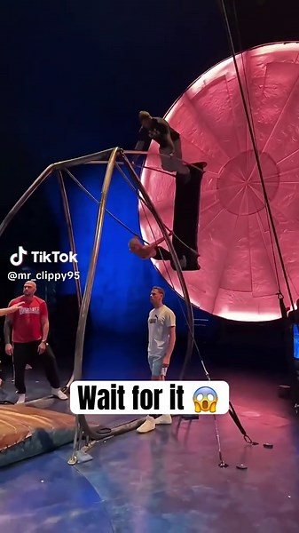 The MOST DANGEROUS Circus Stunt! 🤸🏼_♀️ #circus #acrobat #shorts