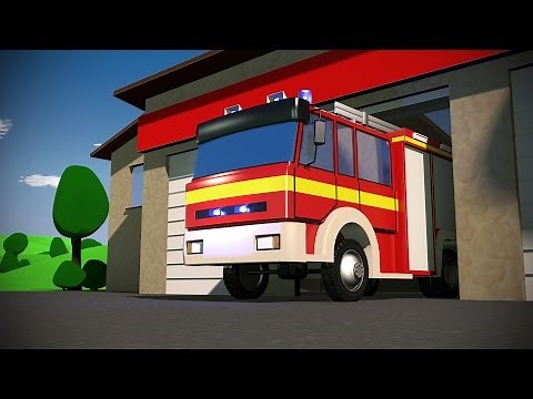 Kinderfilm Feuerwehr im Einsatz #Teil 1 / Fire truck kids animation / Augustino