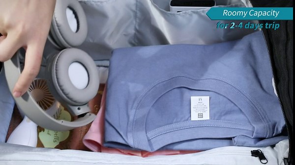 ETRONIK Duffle Bag for Men Women, Travel Bag with Shoe Compartment, Carry on Bags for Airplanes with Toiletry Bag, Weekender Overnight Bag for Gym Sports Trip, Grey