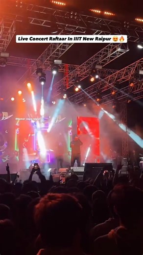 Raftaar Live Concert In IIIT Naya Raipur 📍 / #shorts #shortsviral #viralshort#raftaar #viralshort