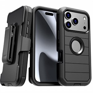 Apple iPhone 17 Pro Defender Case - Black