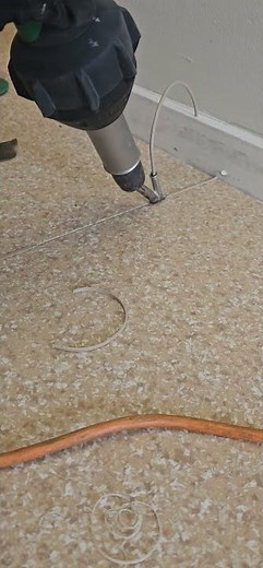How to Weld & Trim Vinyl Flooring Joint with heat welder gun
