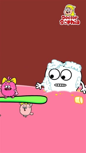 Kids Learn Brush Your Teeth | Fight With Germ Good Habits | Kids Songs #shorts