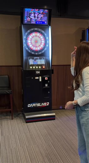 【ダーツ練習】前回よりは力まず投げれてるのかなぁ。 もう少しでRATING6！ #ダーツ #darts