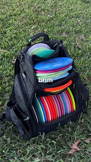 How many discs can I fit in this disc golf bag?🥏 #discgolf