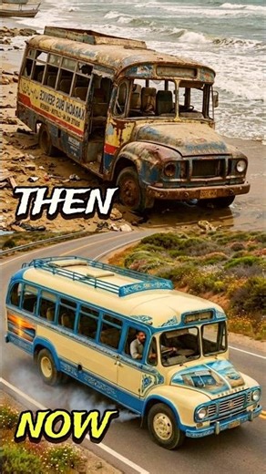 Old Pakistani Bus Restored || Restoring old rusty bus #restoration_area #oldbus