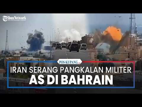 Iran Tembakan Rudal ke Pangkalan Militer AS di Bahrain