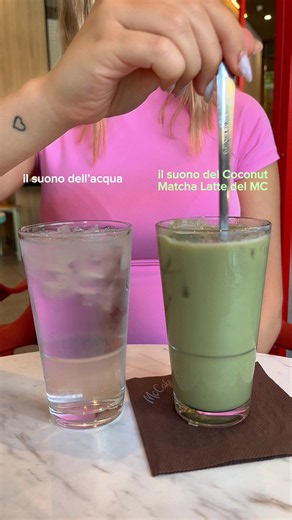 La felicità per noi suona così. #matchalatte #mcdonaldsitalia | macdonald's