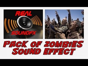 zombie pack sound effect - coming from church graveyard spooky creepy realsoundFX