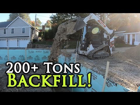 Digging, Pouring & Backfilling a Garage Foundation
