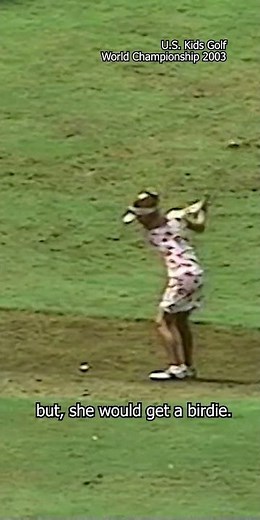 Young Lexi Thompson at the U.S. Kids Golf World Championship.