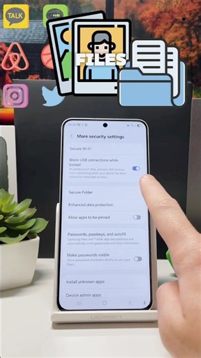 How to turn on Secure Folder on your Android?🔐 #securefolder #security #apps #files #androidtricks