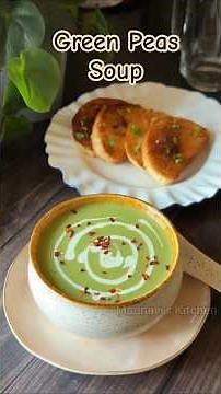 🍜Creamy Green Peas Soup Winter Special #greenpeas #matar #soup #souprecipe #shorts