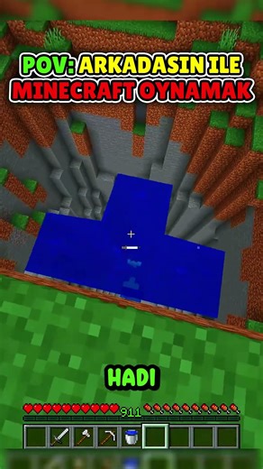 Playing Minecraft with your friend 😂🔥