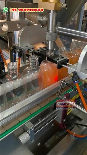 Advanced Liquid Filling Machine | Perfect for Oils, Juices & More! Glass Bottle Filling Machine