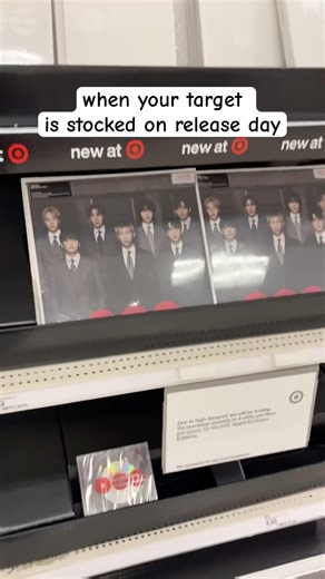 when your target is stocked on release day | bts arirang album at target