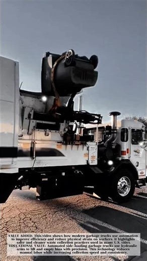 Smart Garbage Truck in Action: Automated Waste Collection! #shorts