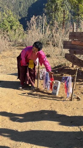 Laughter echoes as the Khuru game begin. #womeninsports #womenpower #fypシ゚viral #bhutanesetiktoker🇧🇹 #village