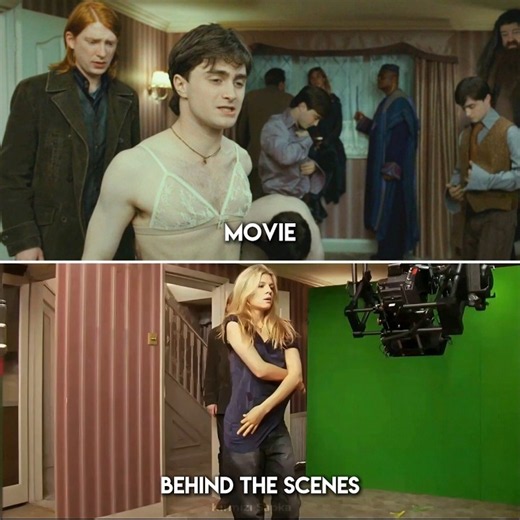 Funny Harry Potter Behind the Scenes #harrypotter #harrypotteredit