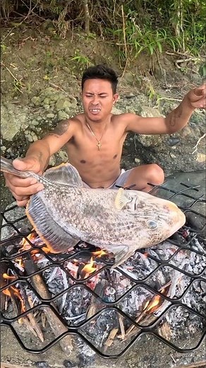 Grilled Trigger Fish or PAKOL! 🔥 #FishermansLife#CookingFish