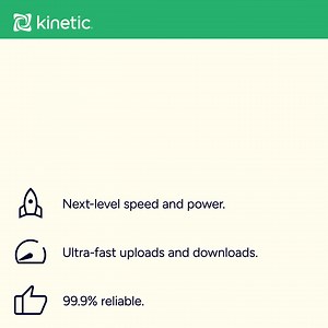 With 2-Gig Kinetic Fiber Internet, there’s room for everyone online ─ all at once. The internet of the future is here now. | Kinetic Internet