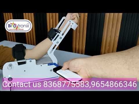 elbow recovery with the advanced Biotronix Digital Elbow CPM Device Physio