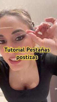 Tutorial pestañas postizas en 1 minuto 💁‍♀️ #pestañaspostizas #makeup #beautytips
