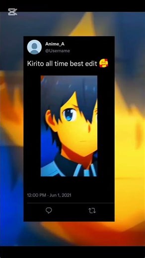Kirito all time best edit 🥰 #animeshort #anime #animeart