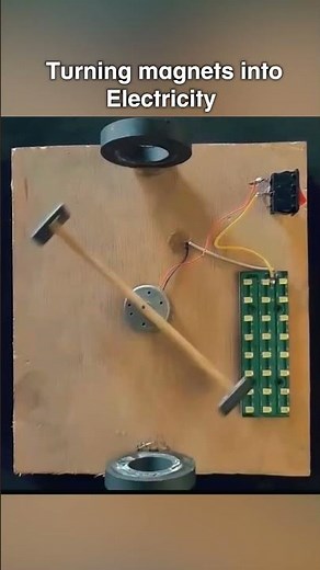 Turning Magnet Into Electricity ⚡🧲 | Physics Magic Explained