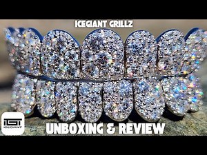 ICEGIANT'S 10×10 MOSAIC SETTING MOISSANITE GRILLZ REVIEW