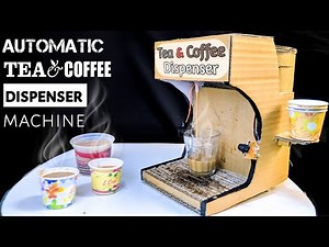 How To Make a Automatic Tea & coffee, Coca-Cola dispenser machine at home | JLC PCB