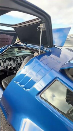 Bricklin SV-1, a gull-wing door sports car produced in the mid-1970s.