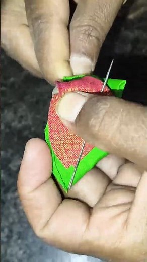 Easy flower making with cloth 🤩 | #wonderfamily #clothflowers #explorepage