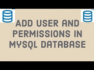 Add USER and PERMISSIONS in MySql db | Login failed for user