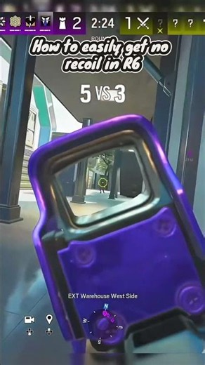 How to easily get no recoil in R6? #r6 #siege #rainbowsixsiege #recoilscript #lua