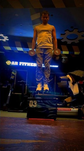 Dumbbell Box Step-ups #shortsfeed