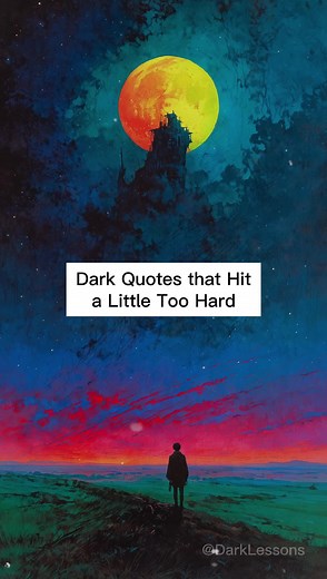 Dark Quotes that Hit Deep #deep #lessons #quoteoftheday #darkquotes #slideshow #darklessons