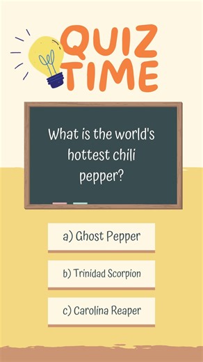 What Is the World’s Hottest Chili Pepper? 🌶️🔥