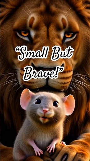 The Lion and the Mouse | Inspiring Short Story About Kindness 🦁🐭✨