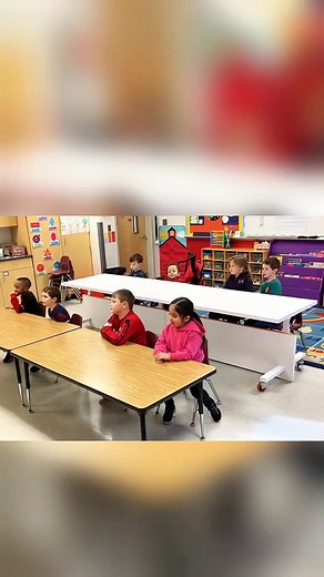 19K views · 87 reactions | Table That Turns Into a Shield to Protect Students(1080P_HD) | Doubble Blade 09 | Facebook